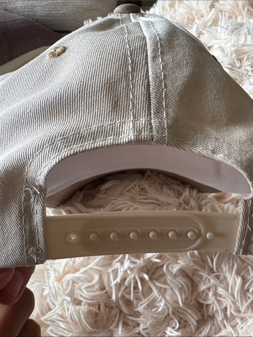 Manifest That Shit Embroidered Trucker Hat - Beige/Tan